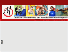 Tablet Screenshot of motopaedie-verband.de